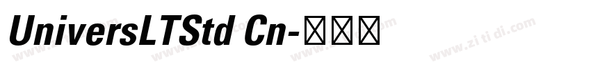 UniversLTStd Cn字体转换 UniversLTStd Cn字体转换